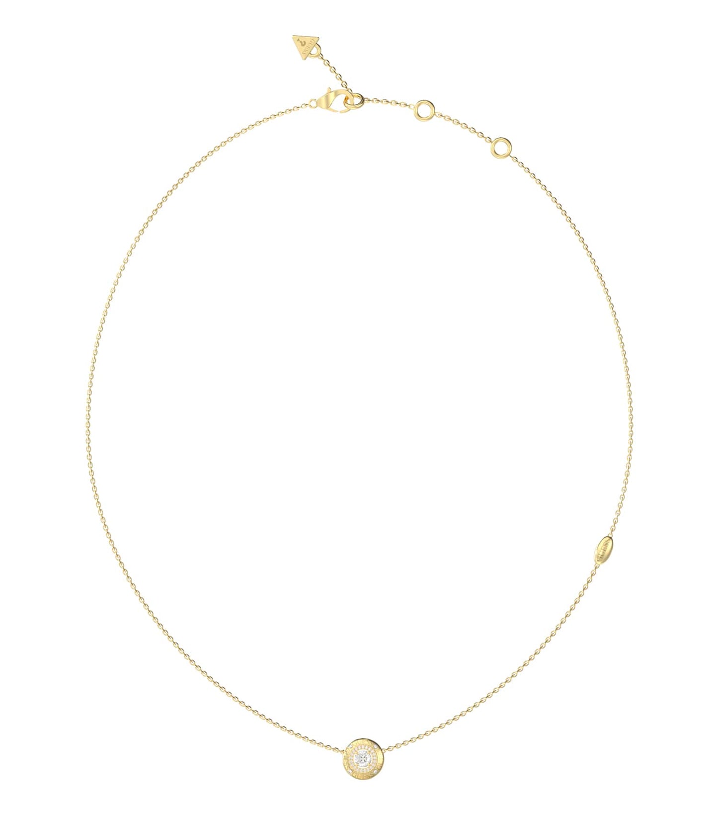 Women Sparks Necklace Gold Steel