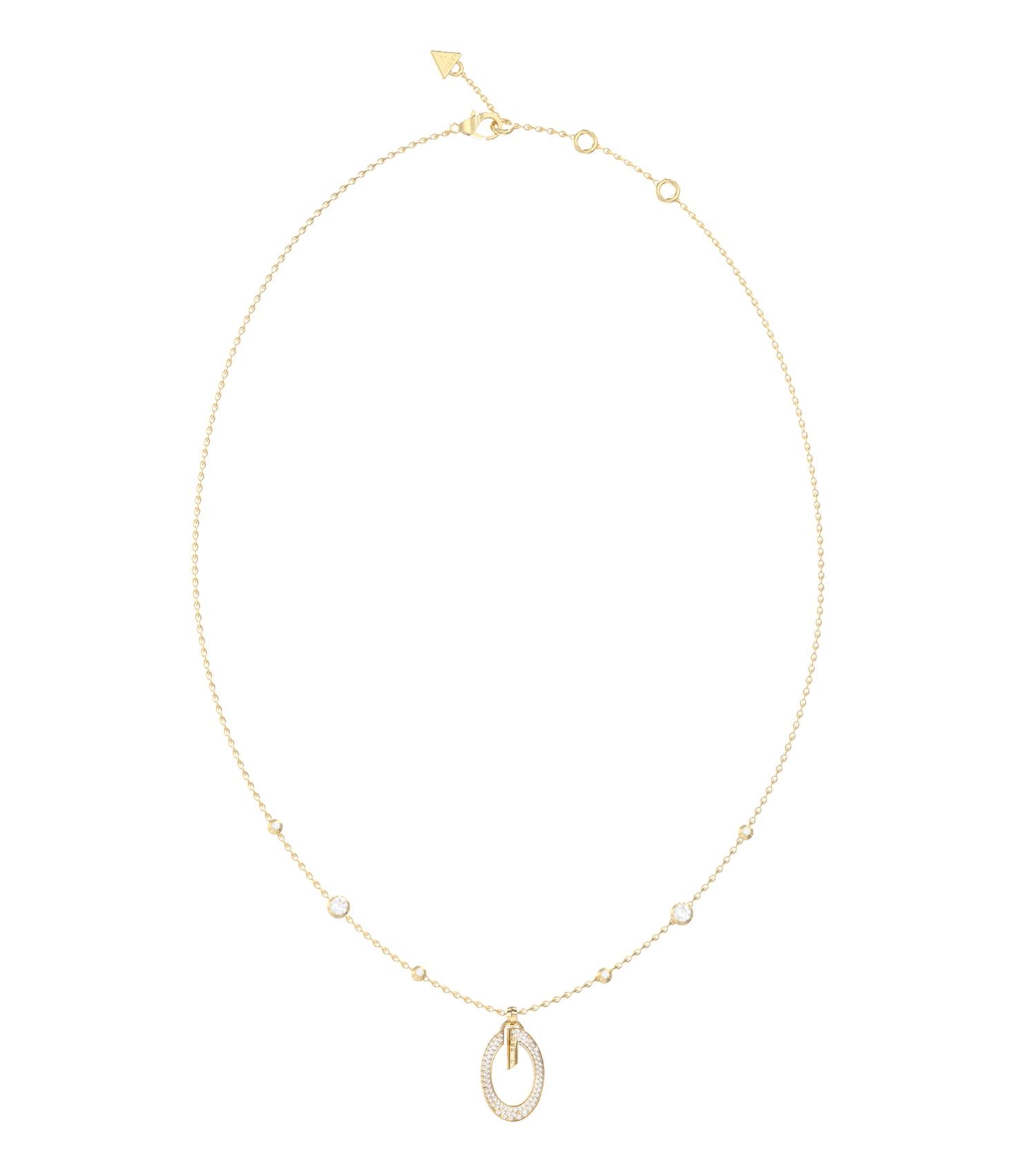 Ladies G Camden Necklace Silver Steel