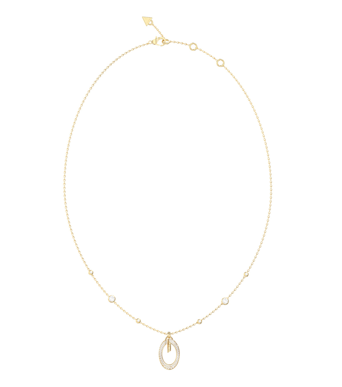 Ladies G Camden Necklace Silver Steel