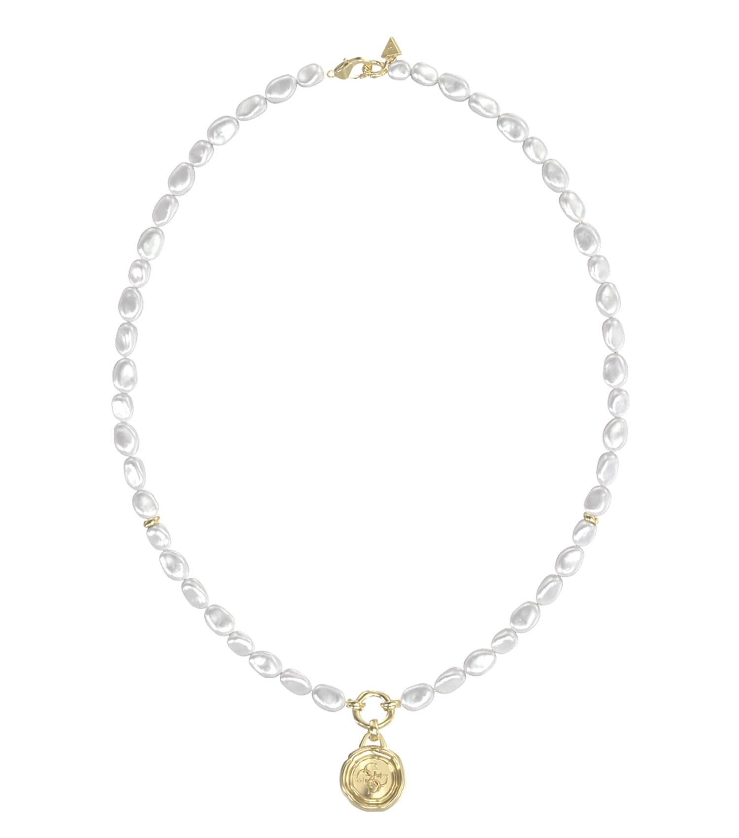 Ladies Morning Grace Necklace Gold Steel