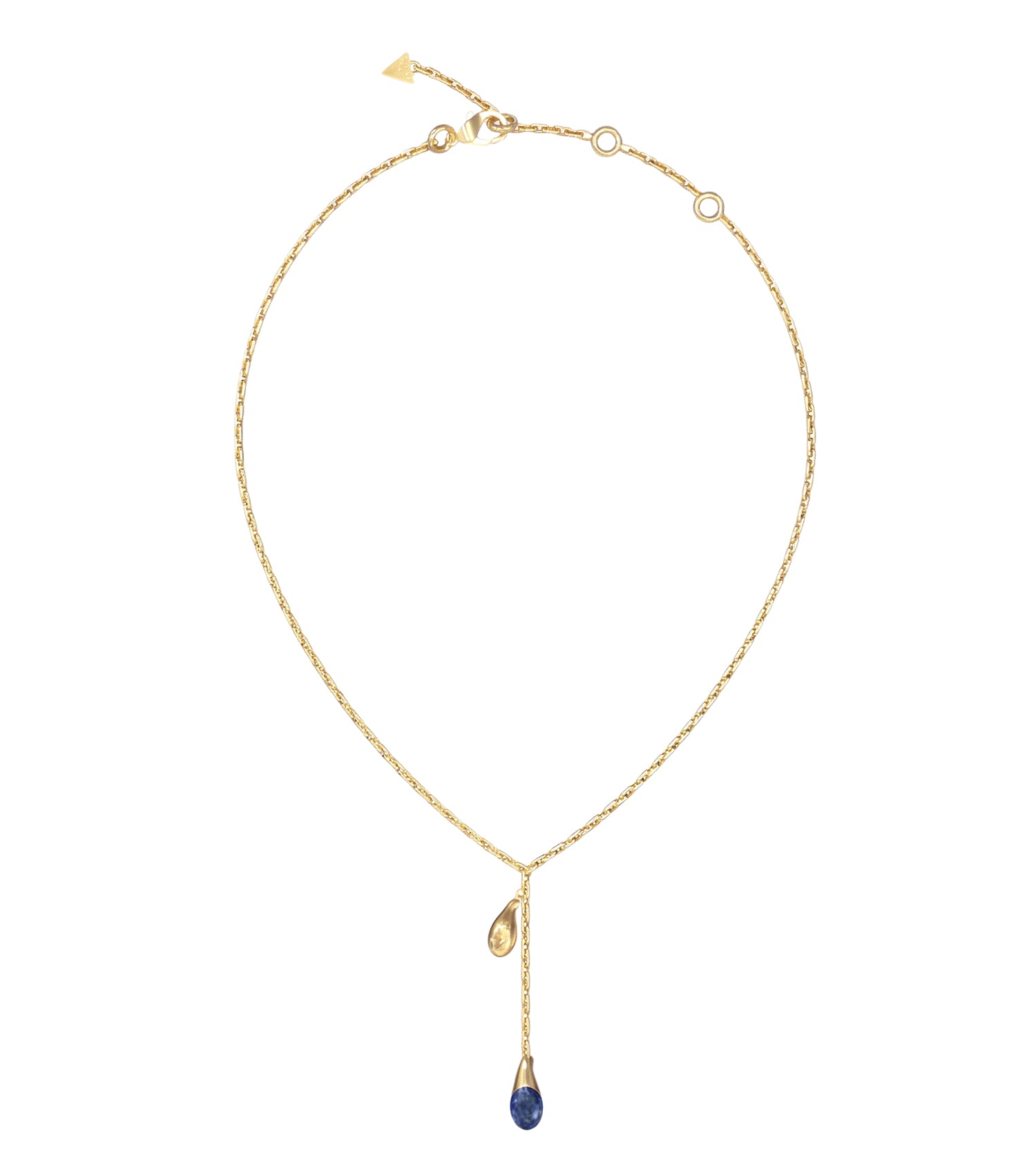 Ladies True Colors Necklace Gold Steel