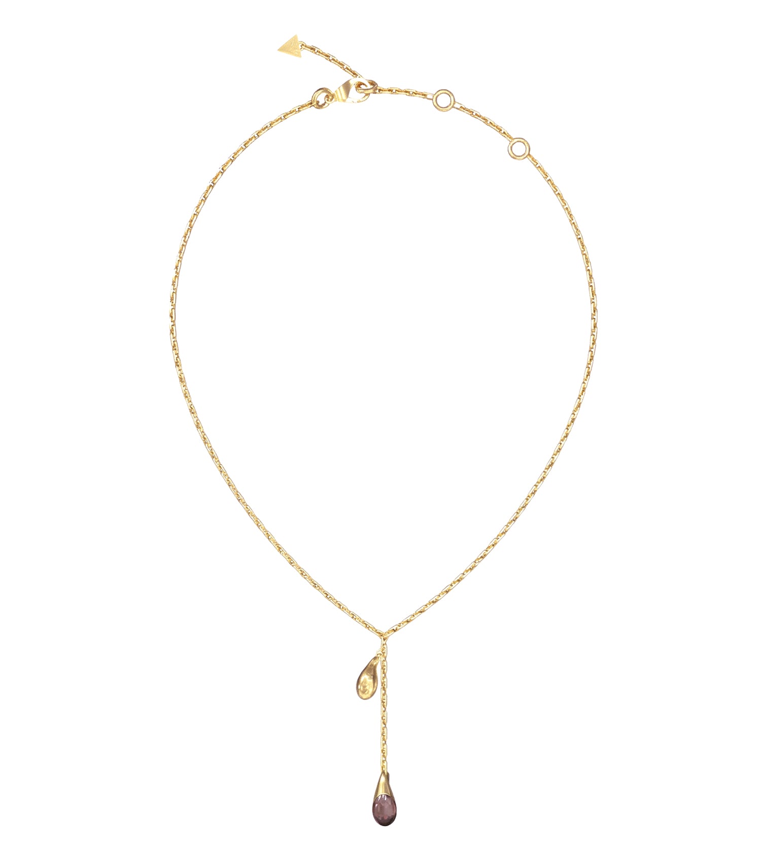 Ladies True Colors Necklace Gold Steel
