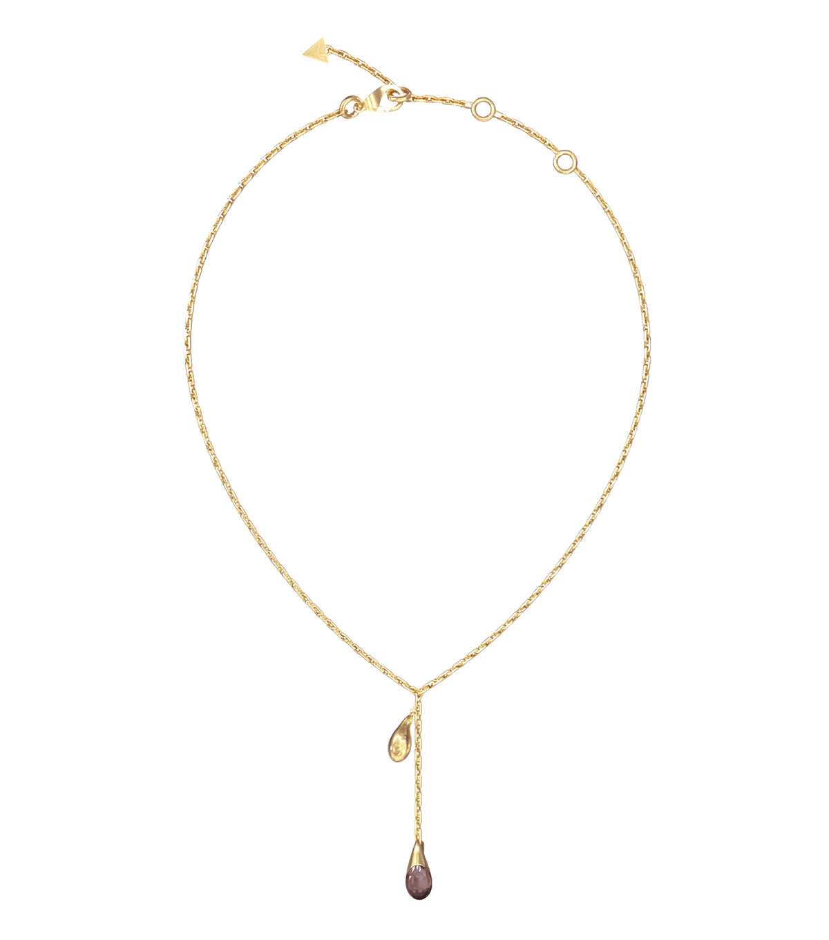 Ladies True Colors Necklace Gold Steel