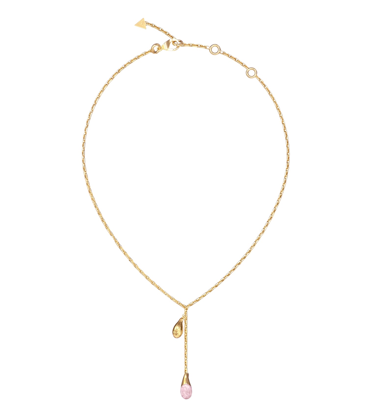 Ladies True Colors Necklace Gold Steel