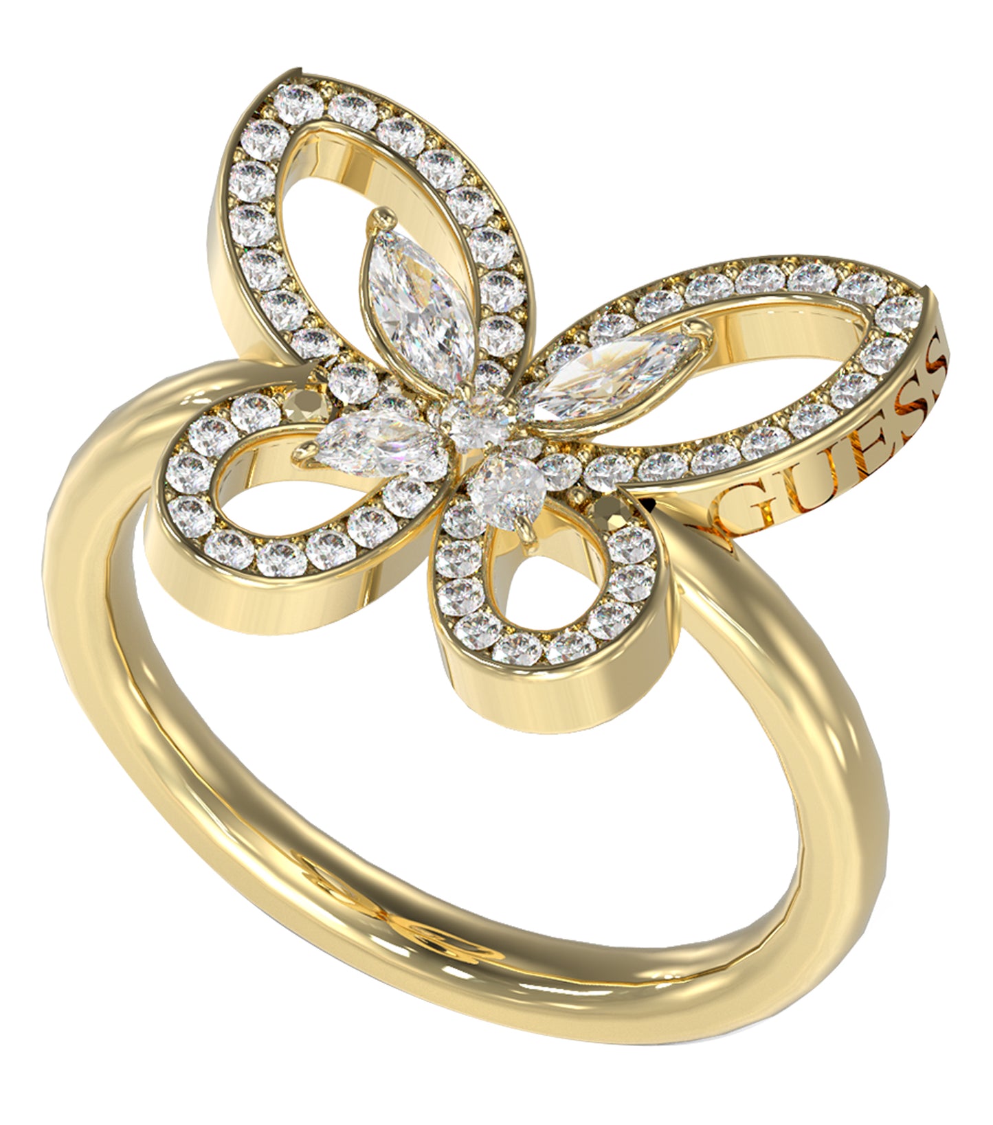 Women Guess Id Ring