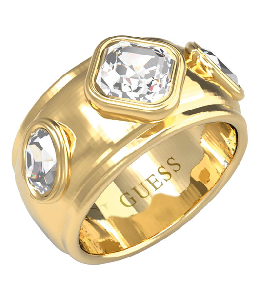 Ladies Mamounia Ring Gold Steel