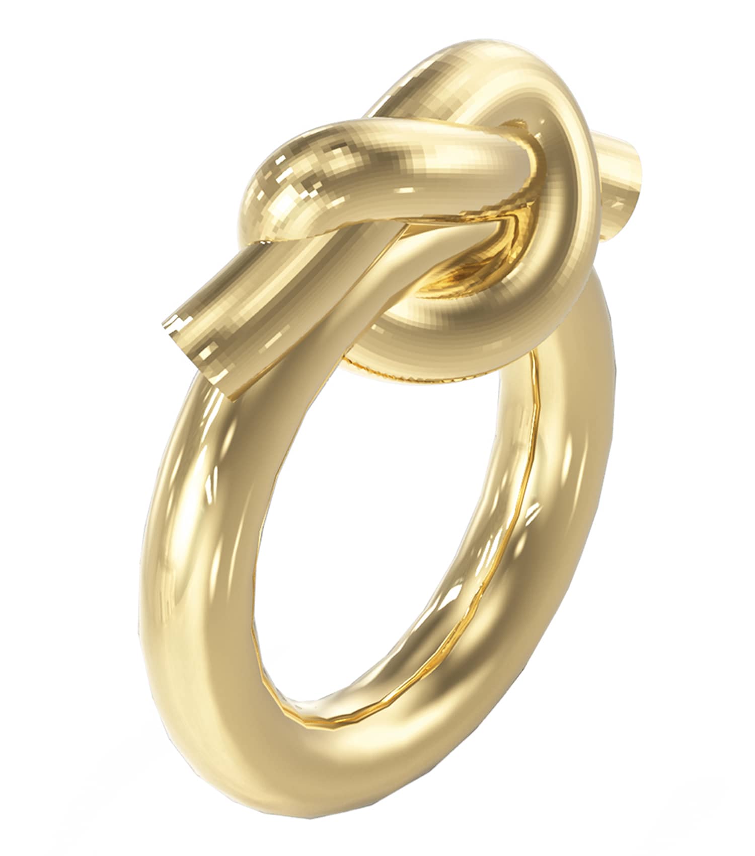Ladies Hold Me Tight Ring Gold Steel