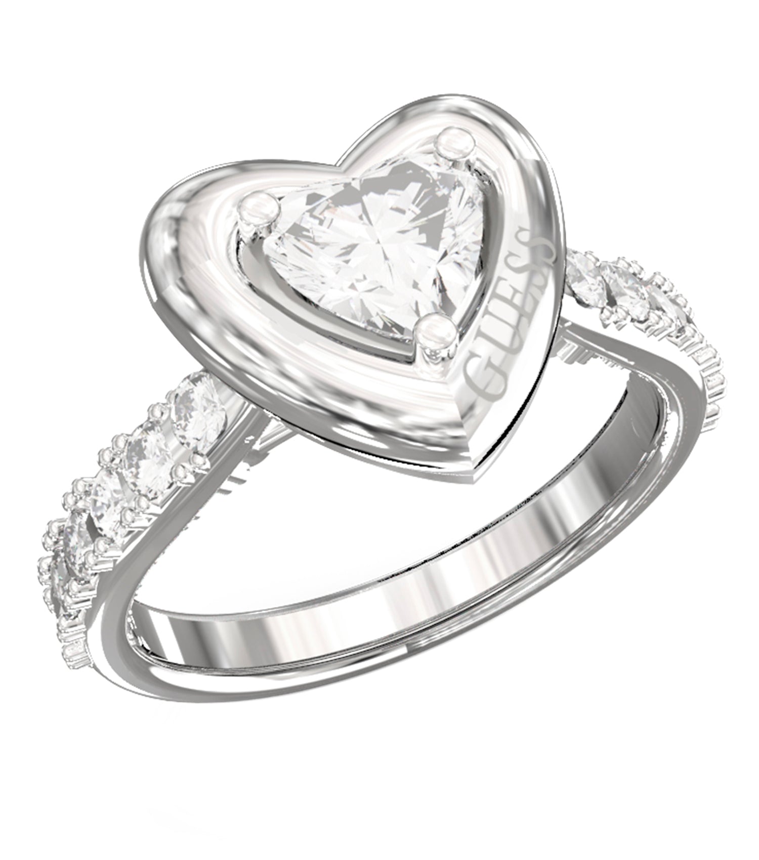 Ladies Beloved Ring Silver Steel
