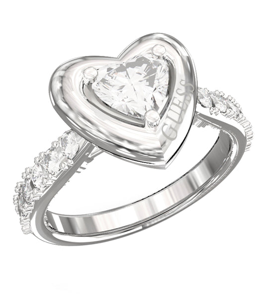 Ladies Beloved Ring Silver Steel