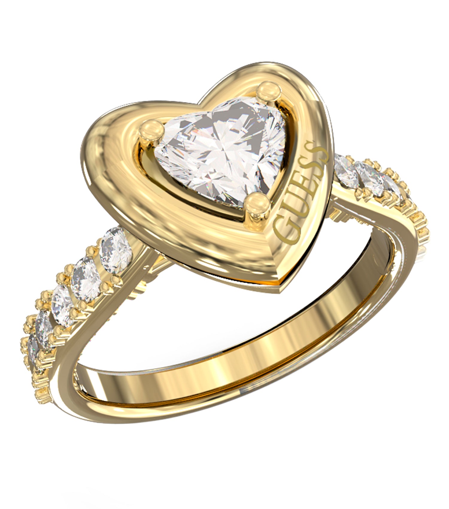 Ladies Beloved Ring Silver Steel