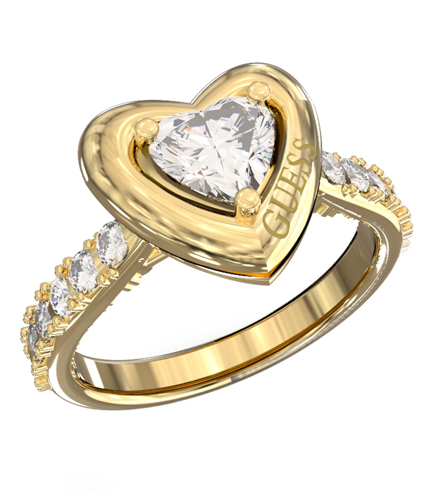 Ladies Beloved Ring Silver Steel