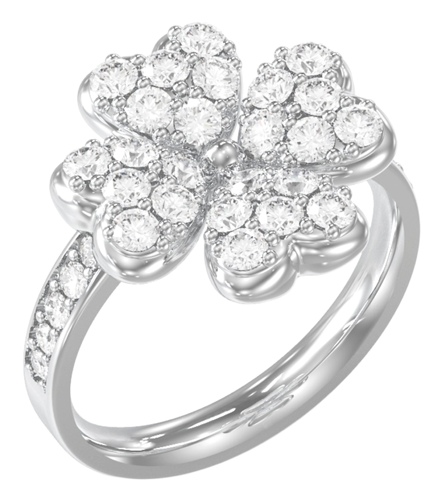 Ladies Love Bites Ring Silver Steel