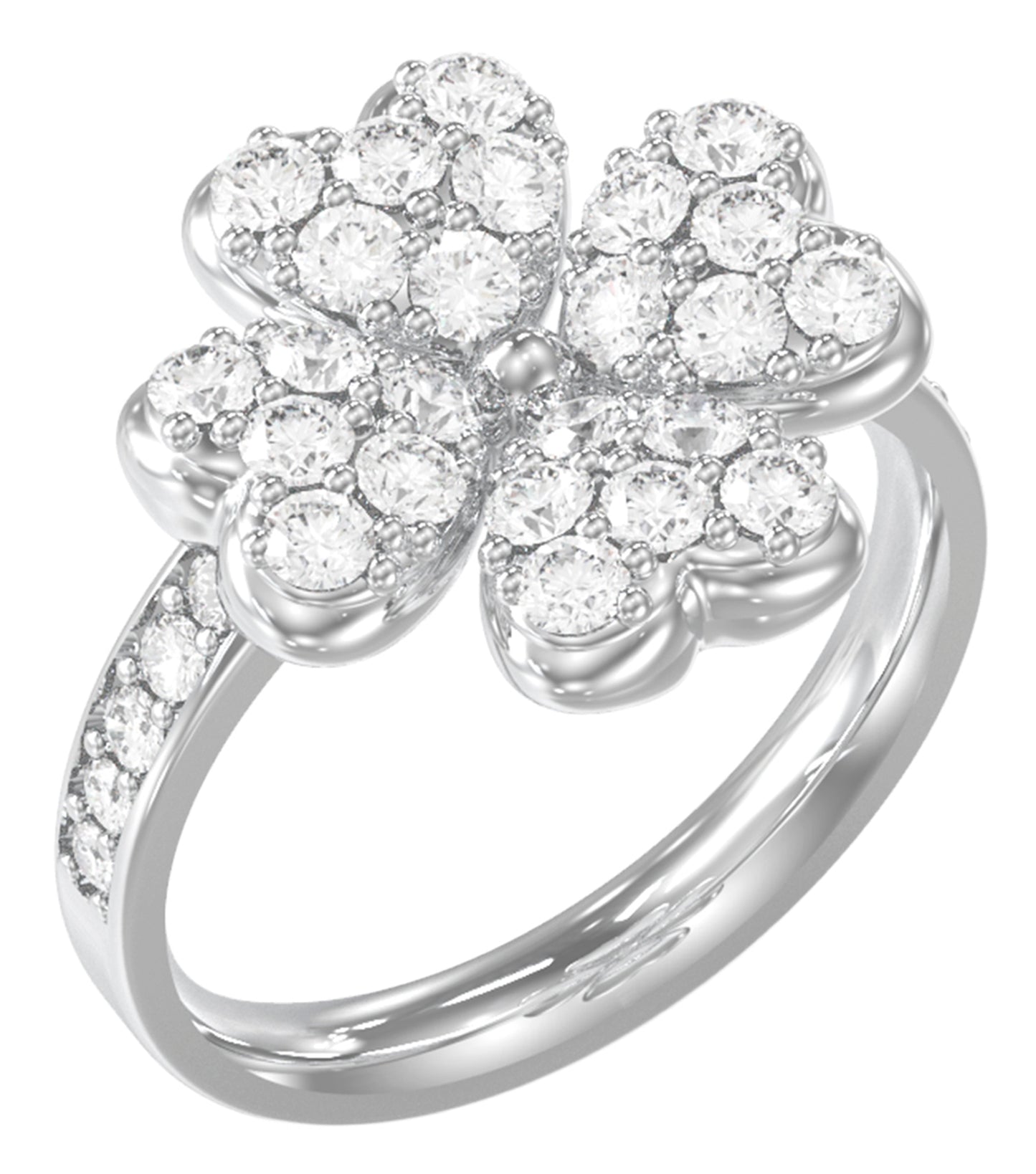 Ladies Love Bites Ring Silver Steel
