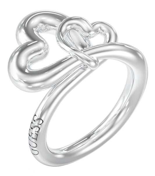 Ladies Love Bites Ring Silver Steel