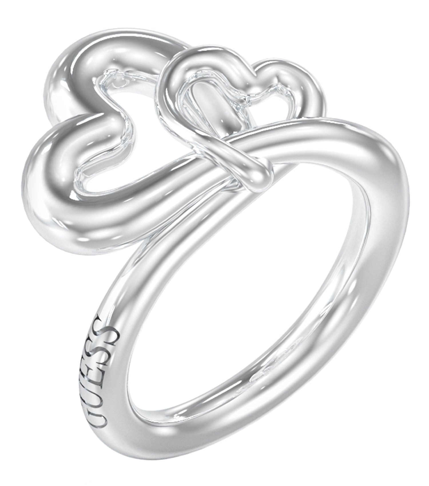 Ladies Love Bites Ring Silver Steel
