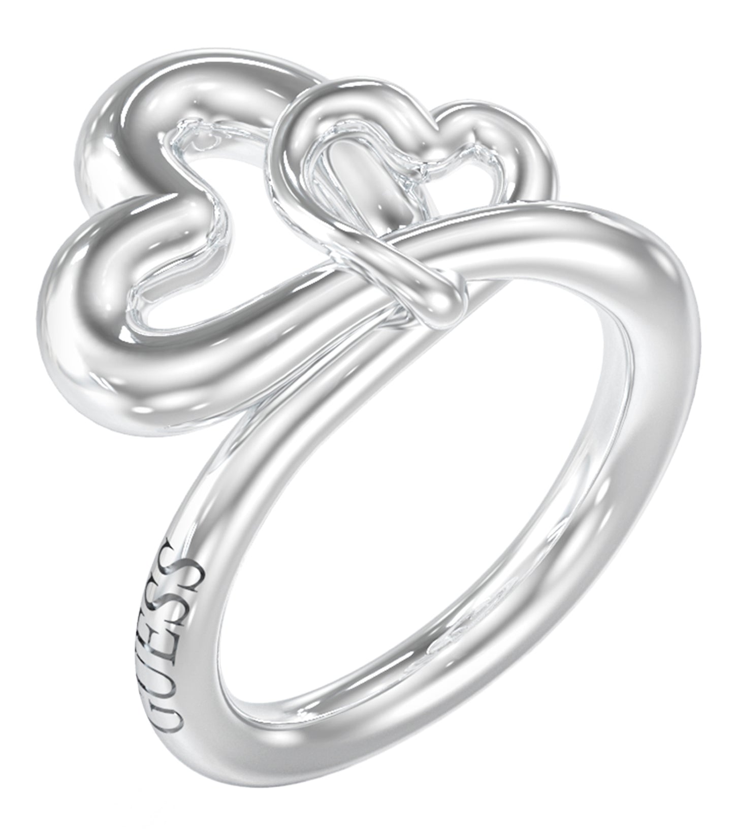Ladies Love Bites Ring Silver Steel