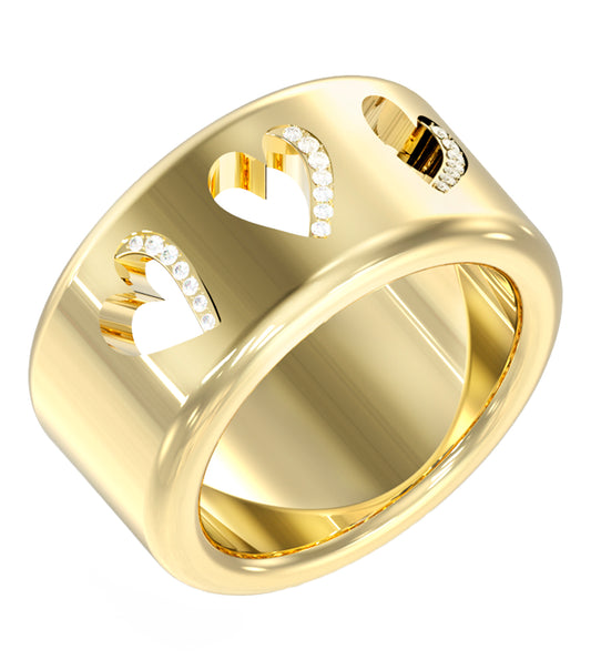 Ladies By Your Side Ring  Steel