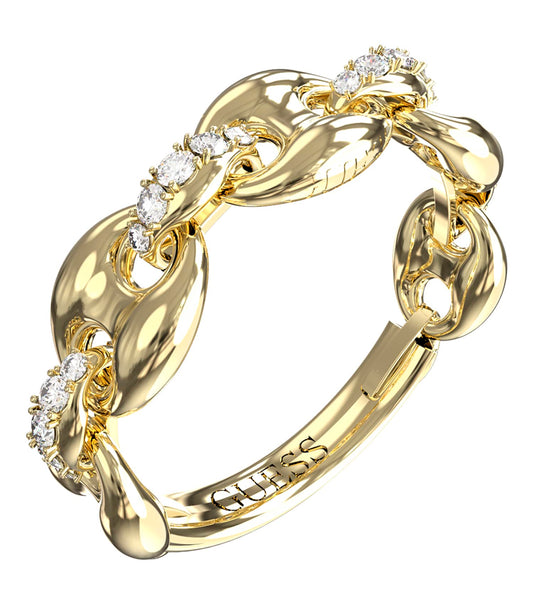 Women Marina Ring Gold Steel