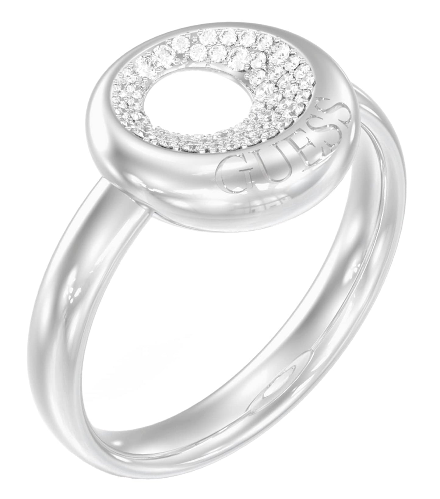 Women Moon Drops Ring Gold Steel