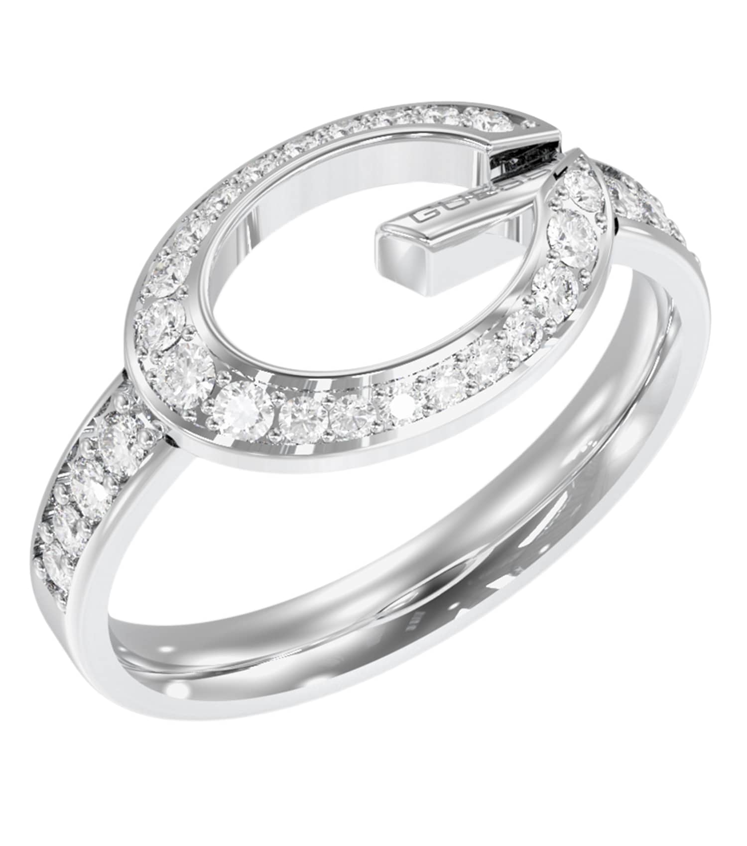 Ladies G Camden Ring Silver Steel
