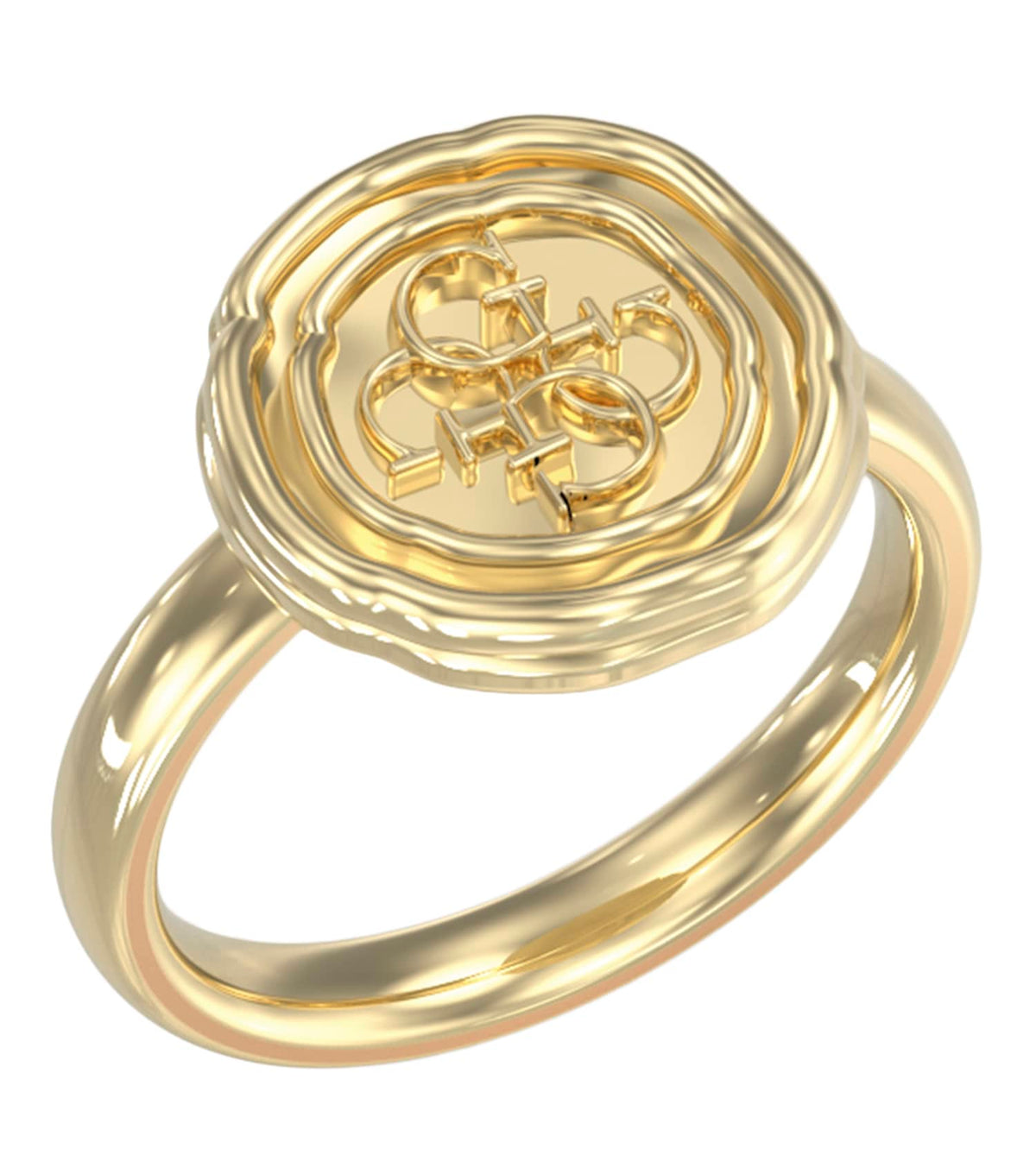 Ladies Morning Grace Ring Gold Steel