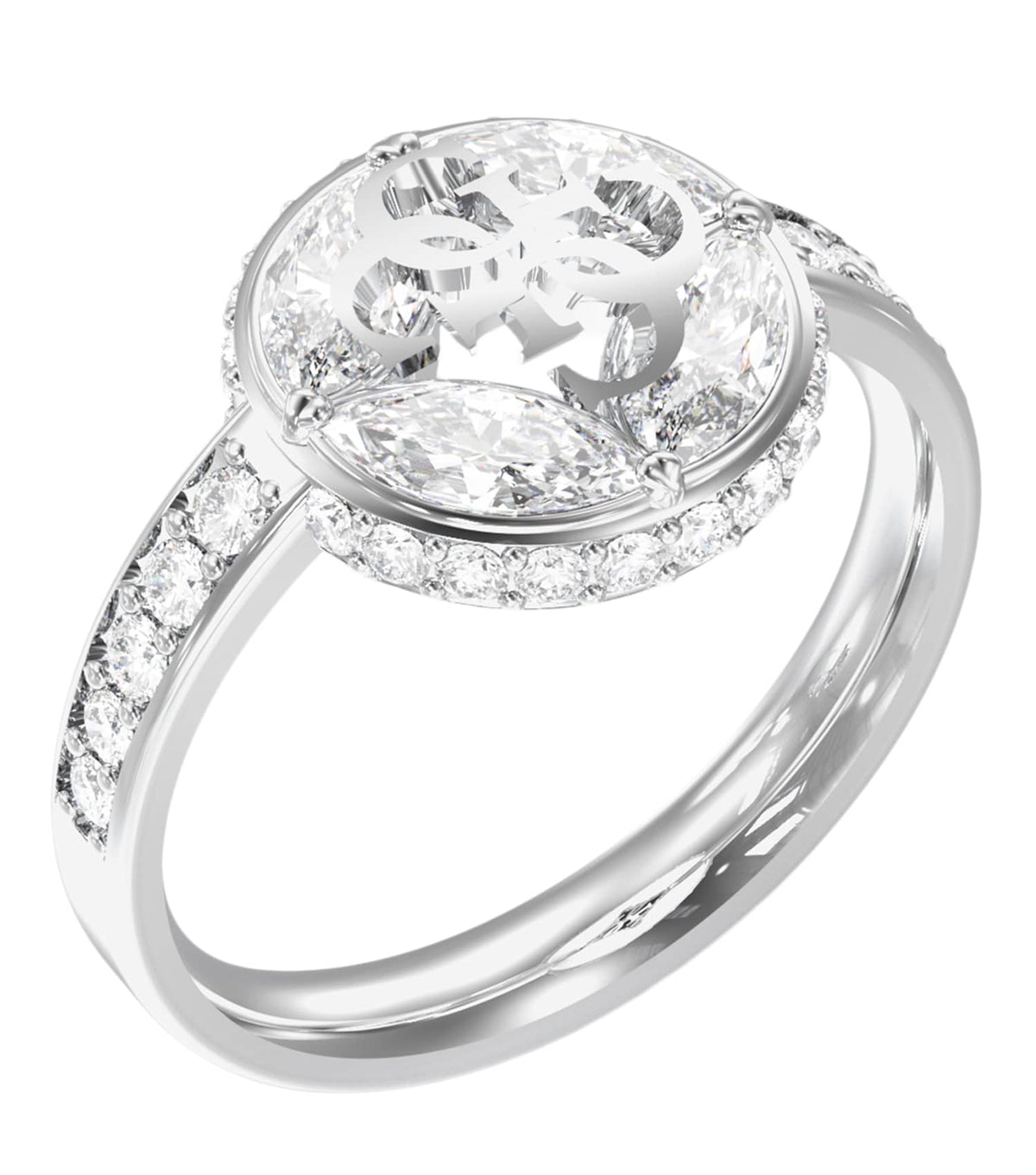 Ladies 4G Supreme Ring Gold Steel