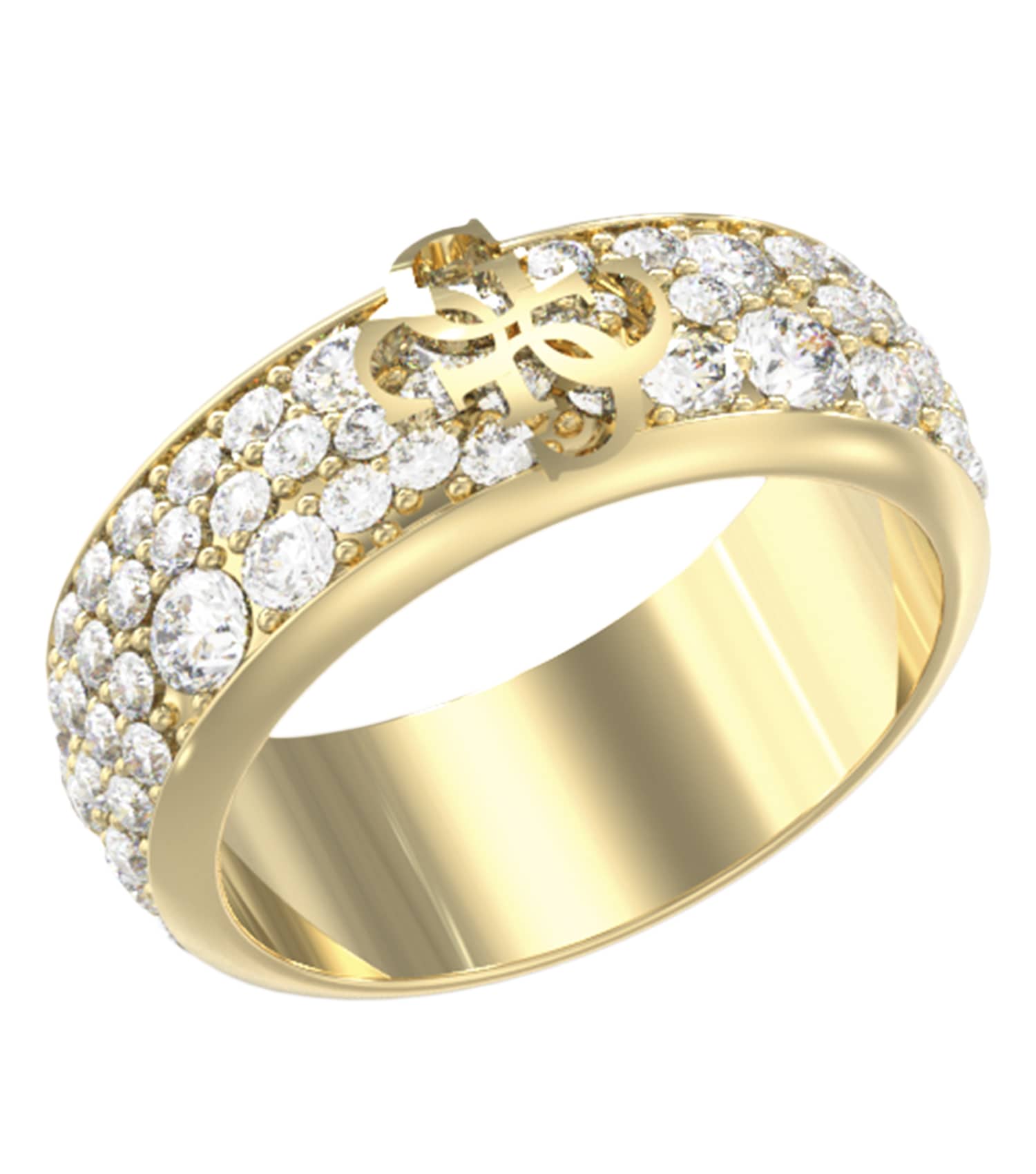 Ladies 4G Supreme Ring Gold Steel