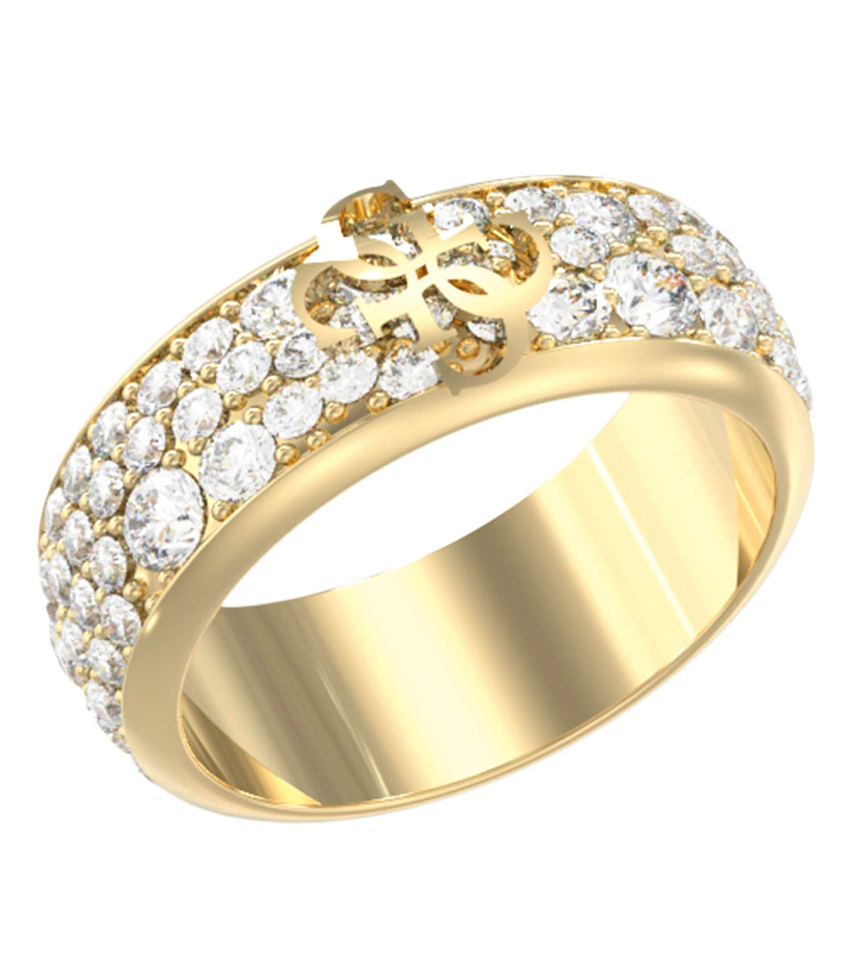 Ladies 4G Supreme Ring Gold Steel