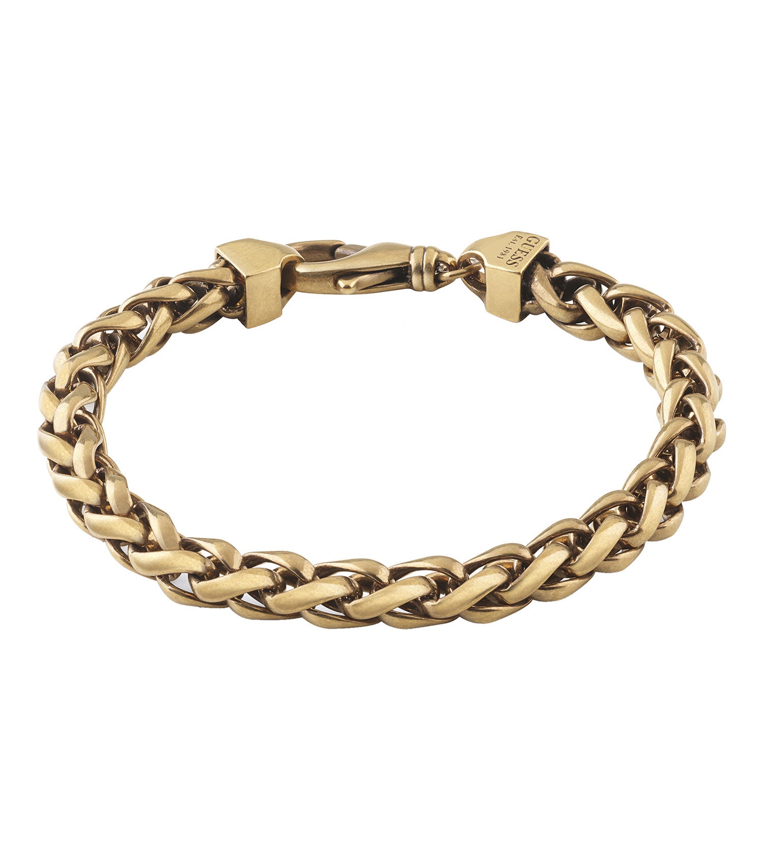Men Hype Bracelet Gold Steel