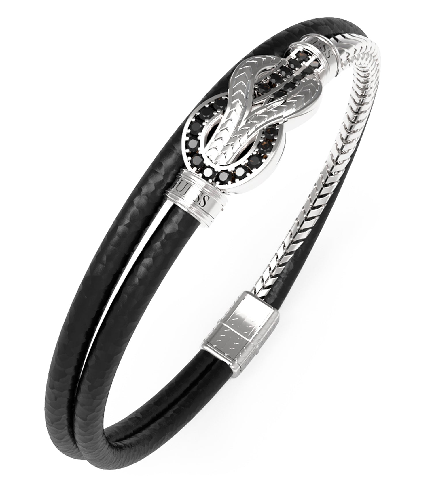 Men Guess Men'S Bracelet Silver XSmm