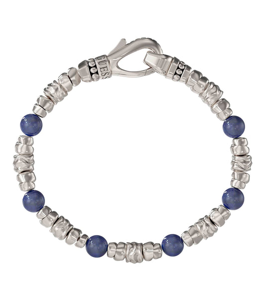 Men Urban Code Bracelet Silver Steel