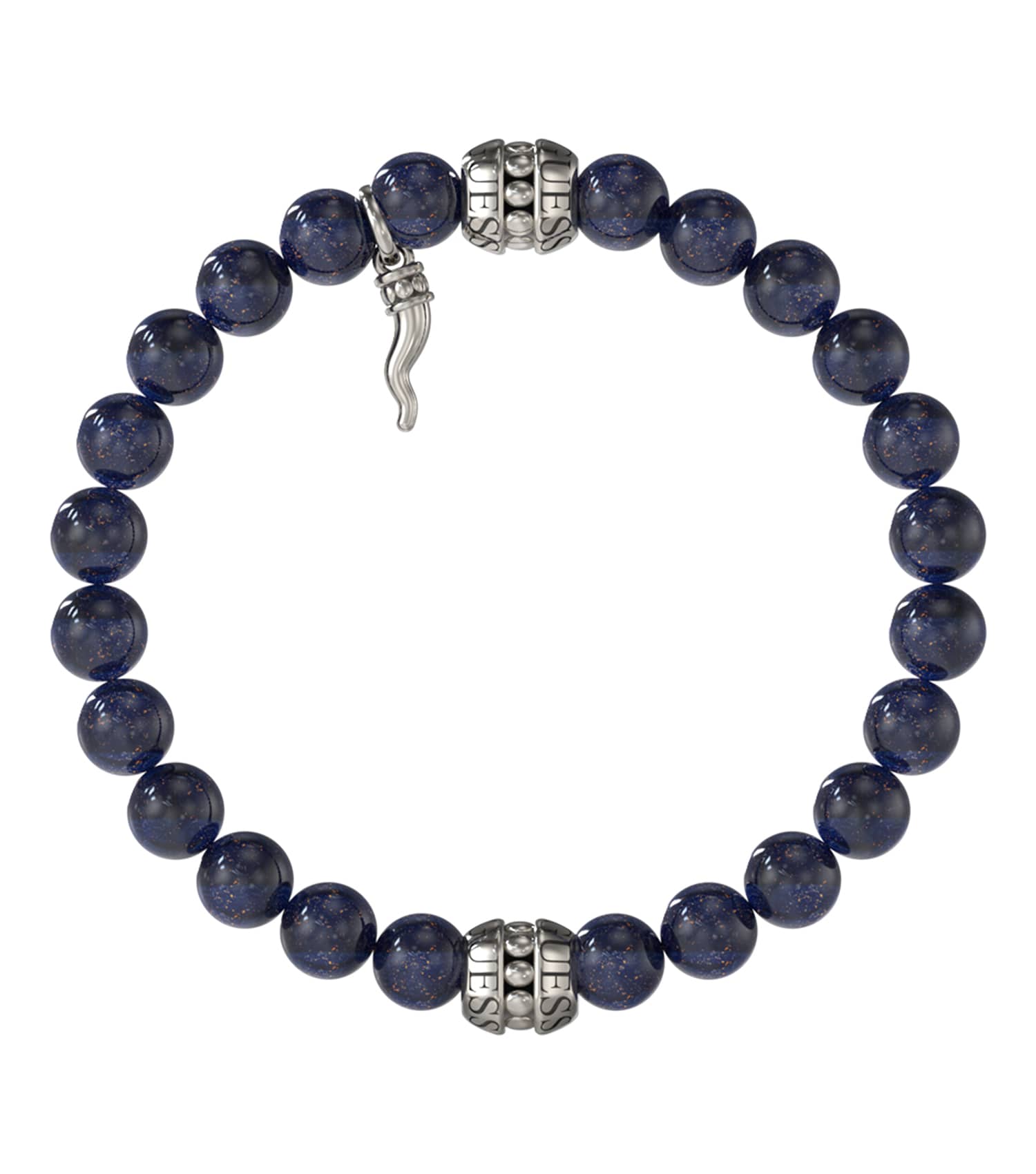 Men Urban Code Bracelet Silver Steel