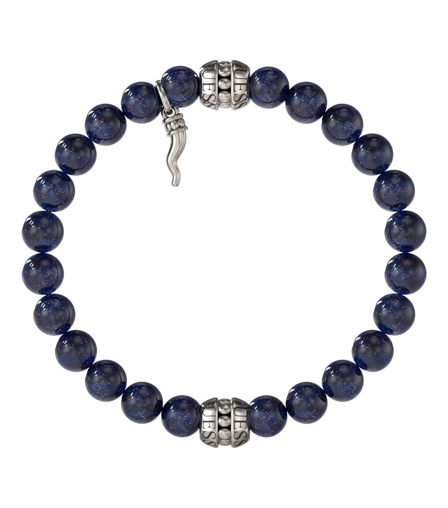 Men Urban Code Bracelet Silver Steel