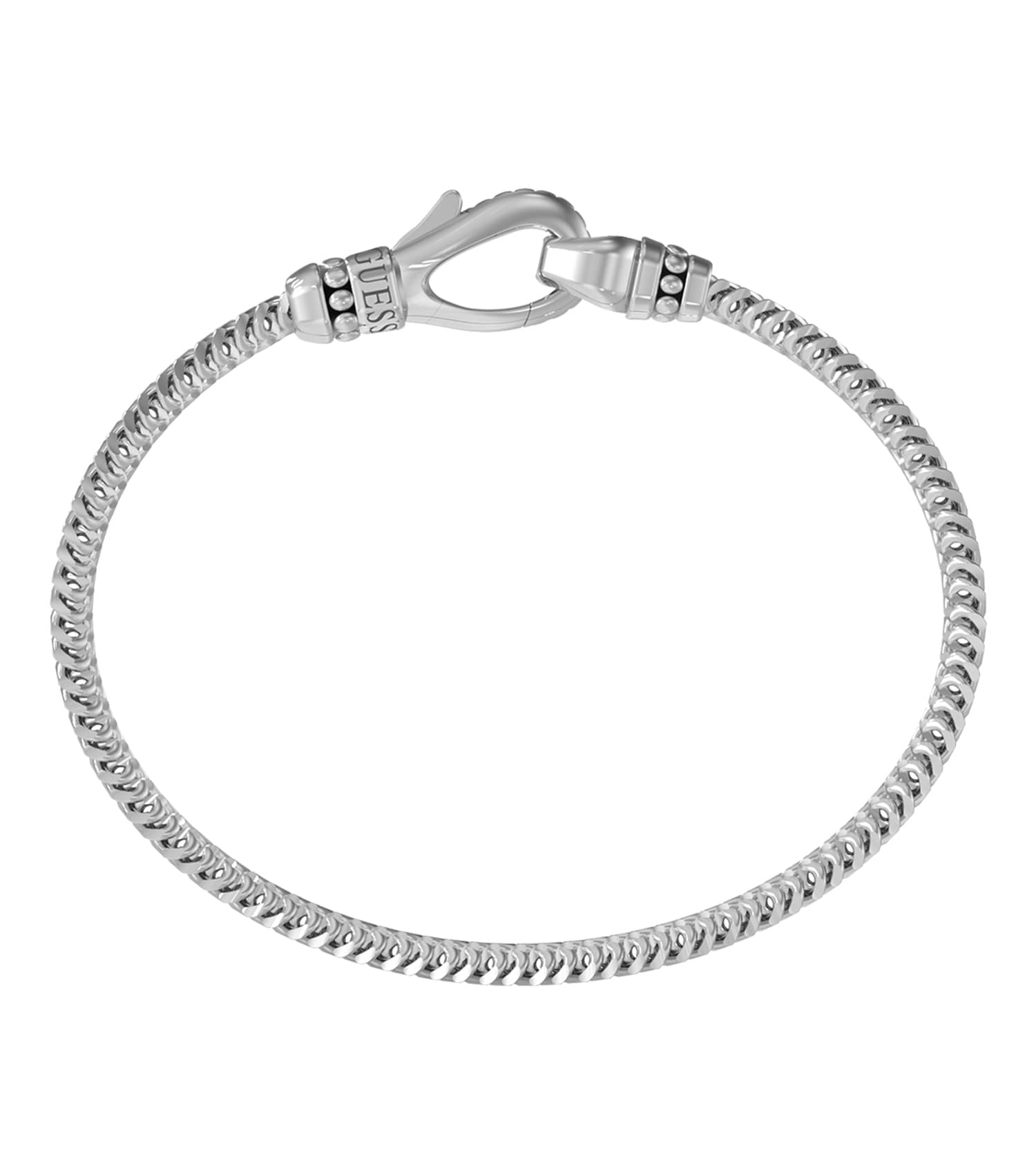 Men Urban Code Bracelet Silver Steel