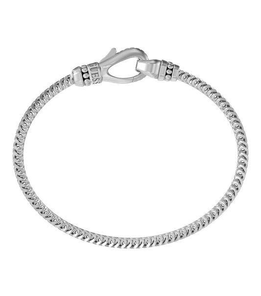 Men Urban Code Bracelet Silver Steel