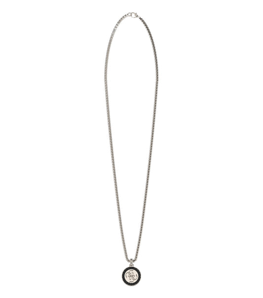 Gents Rebel Knight Necklace Silver Steel