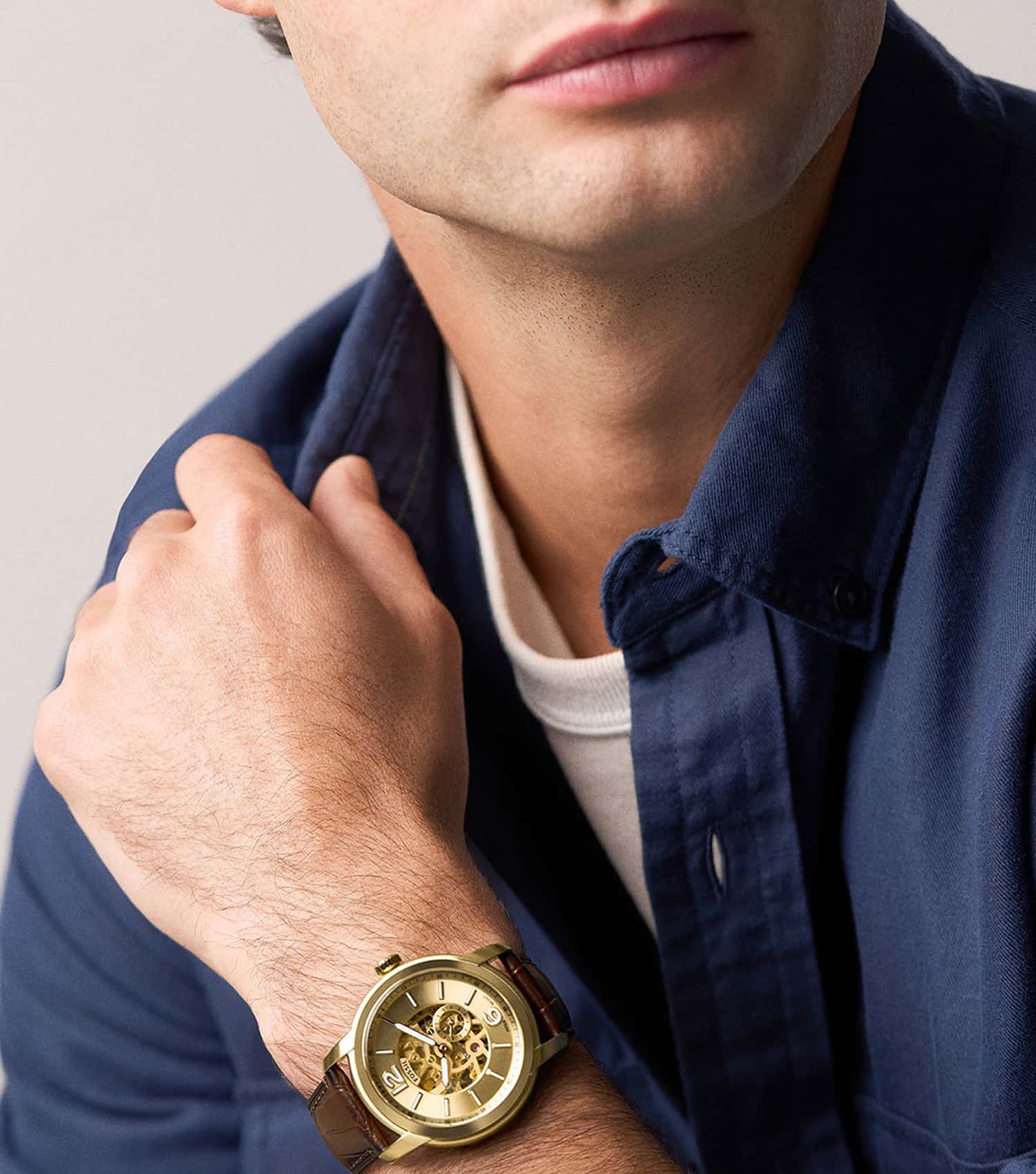 MEN FOSSIL HERITAGE AUTOMATIC Watch 44MM