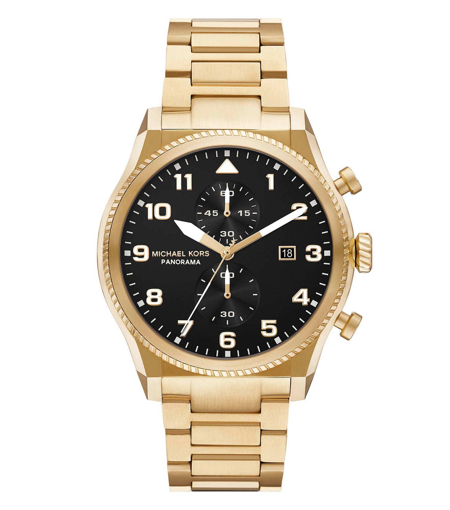 Men PANORAMA Quartz Watch 44mm