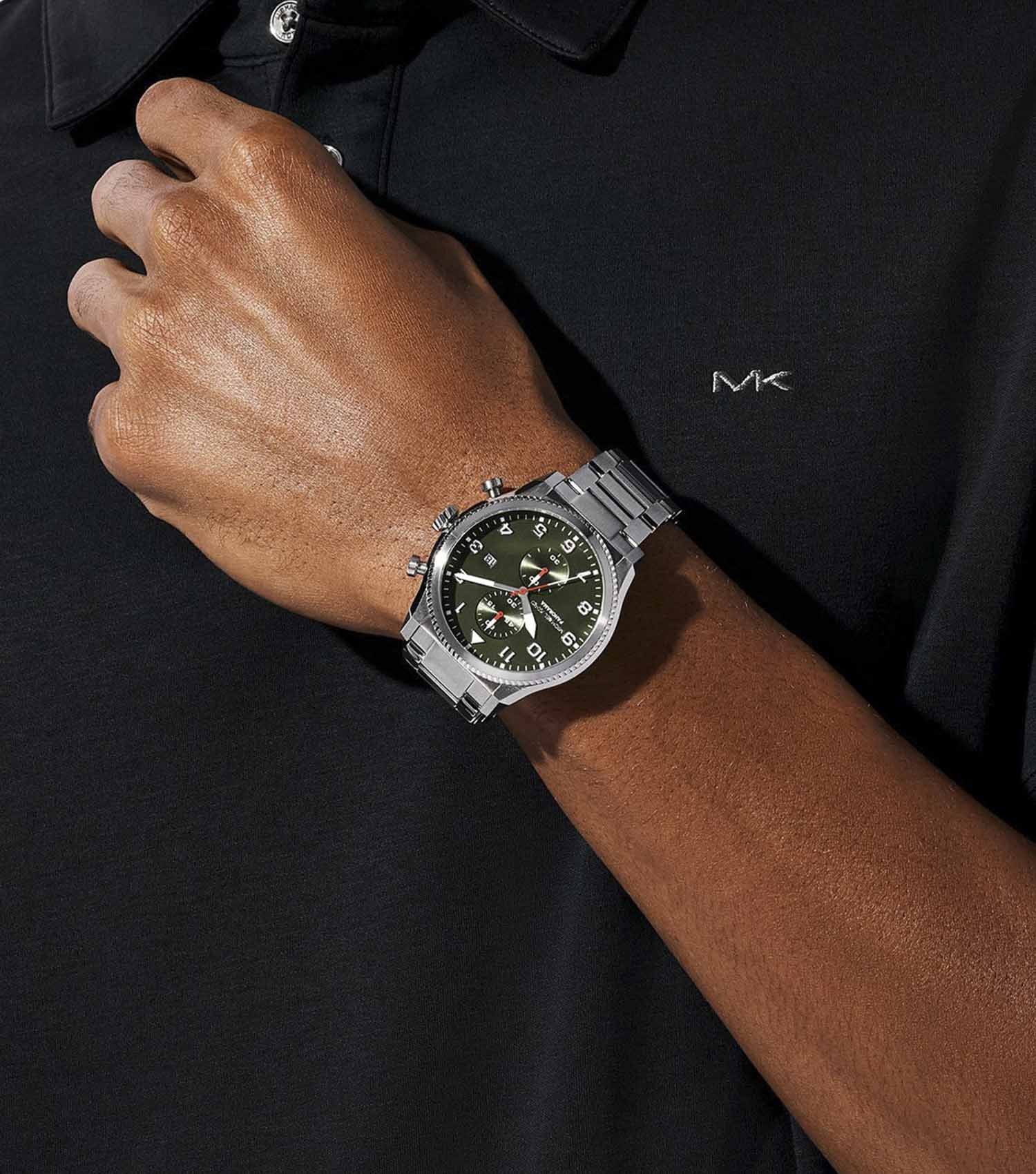 Men PANORAMA Quartz Watch 44mm