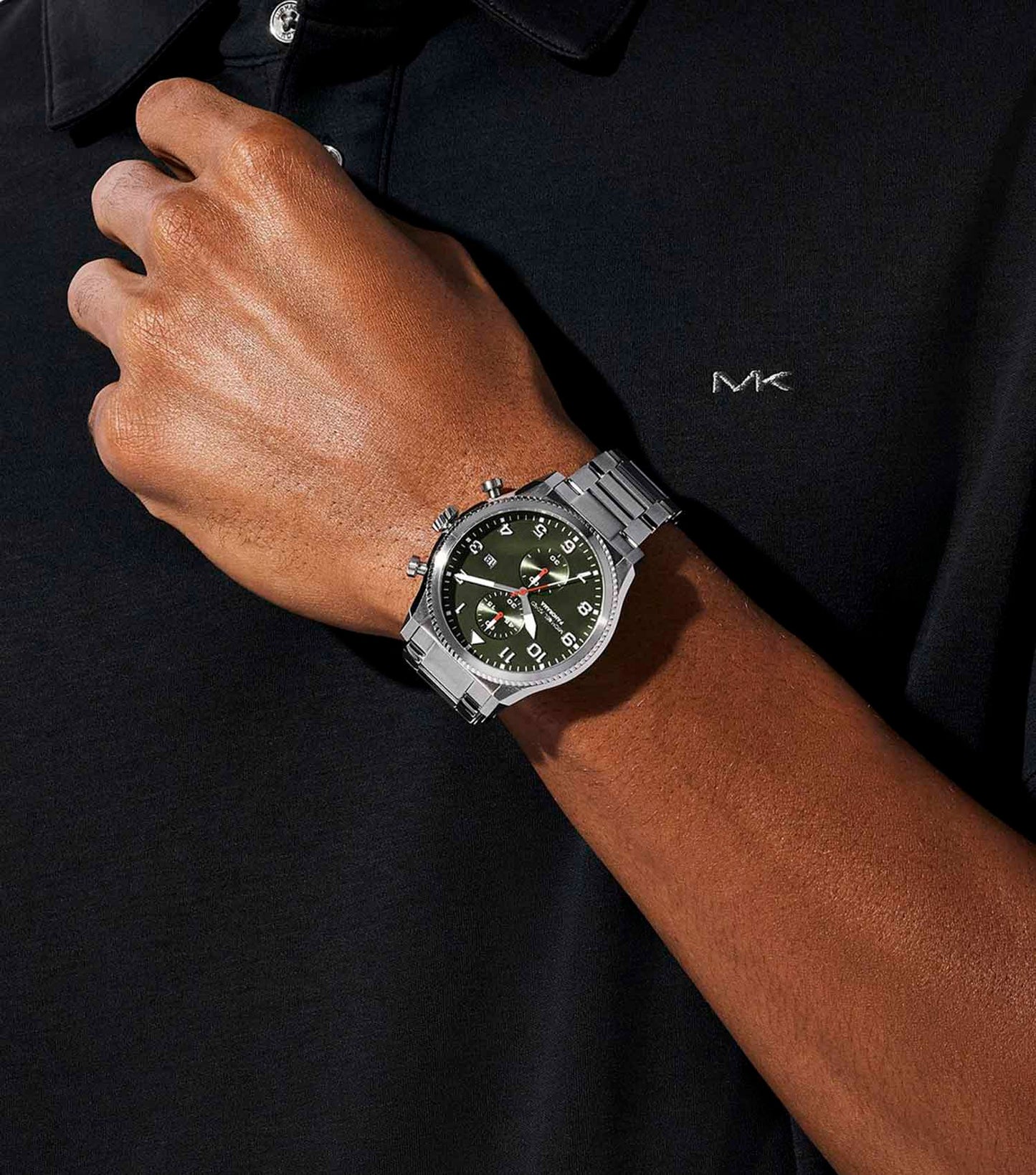 Men PANORAMA Quartz Watch 44mm