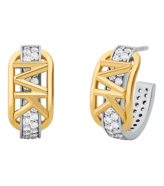 Women Premium Earring Silver & Gold Stainless Steel