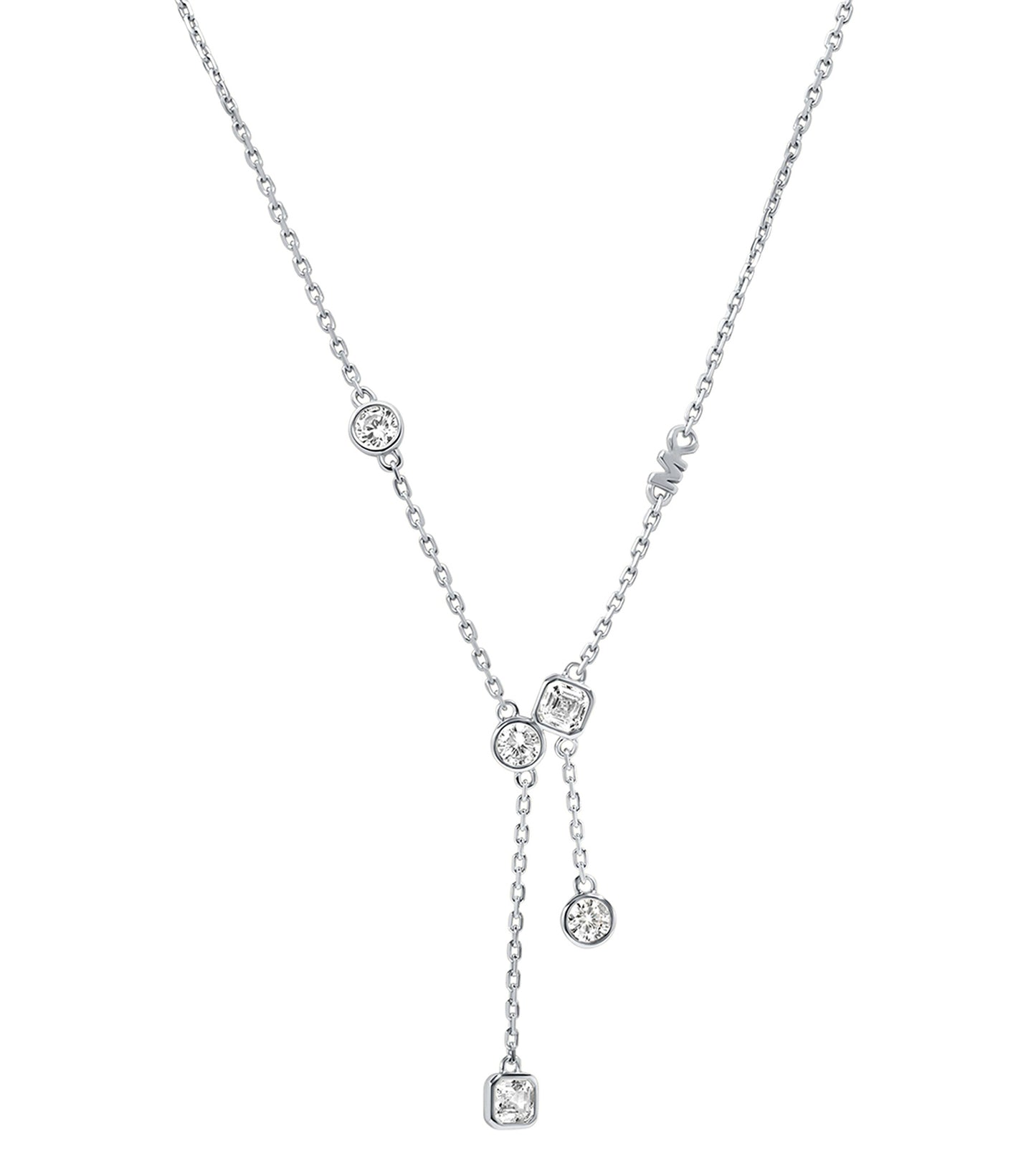 Women Premium Necklace Silver Cz