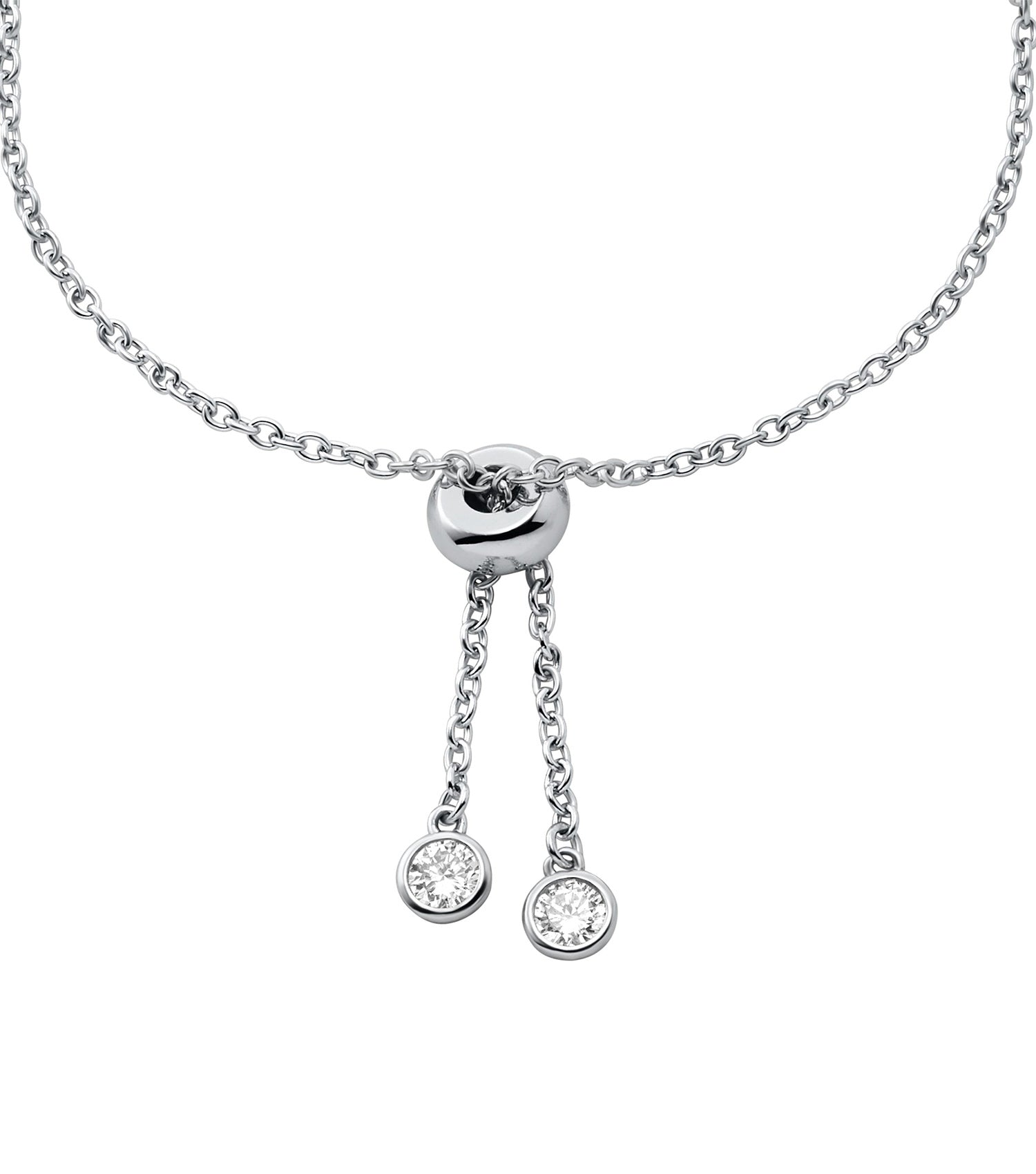 Women Premium Bracelet Silver Cz