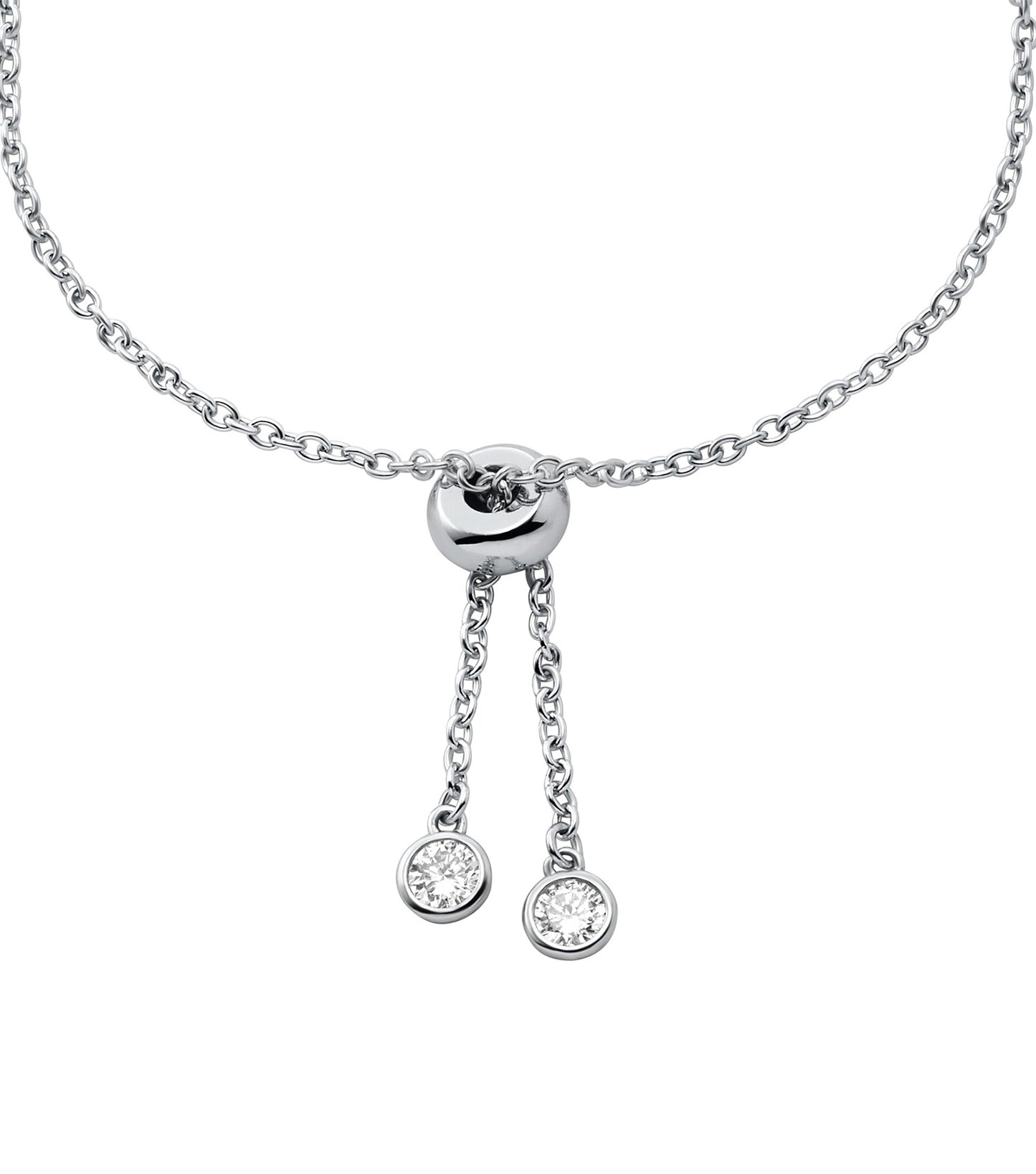 Women Premium Bracelet Silver Cz