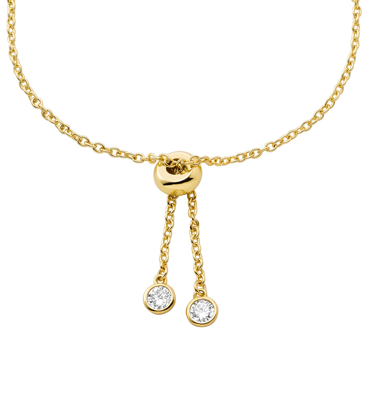 Women Premium Bracelet Gold Cz