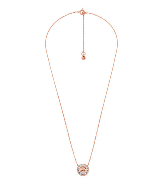 Ladies Premium Necklace Rose Gold Sterling Silver