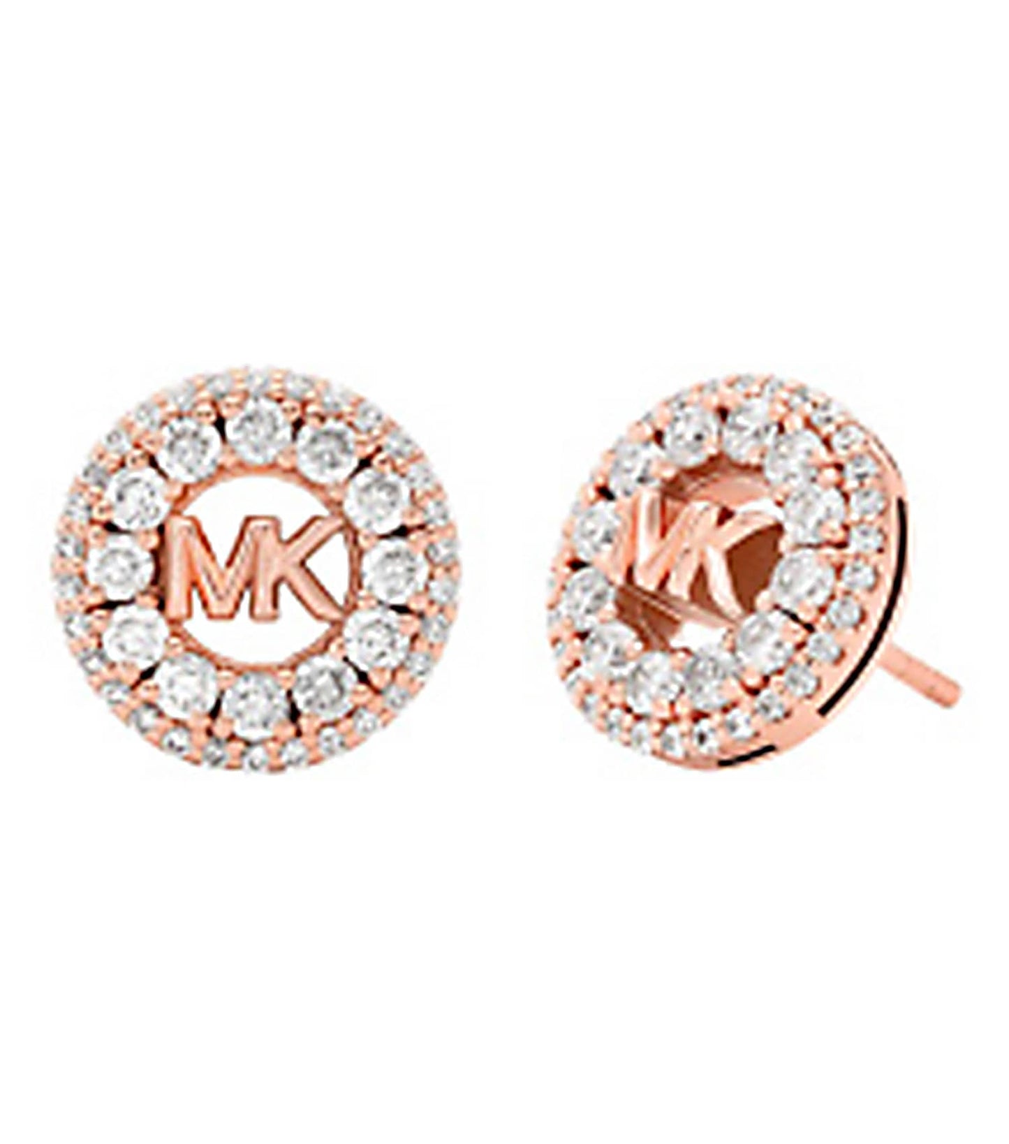 Ladies Premium Earring Rose Gold Sterling Silver