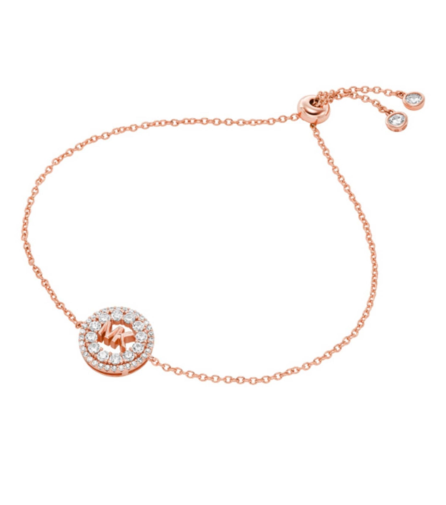 Ladies Premium Bracelet Rose Gold Sterling Silver
