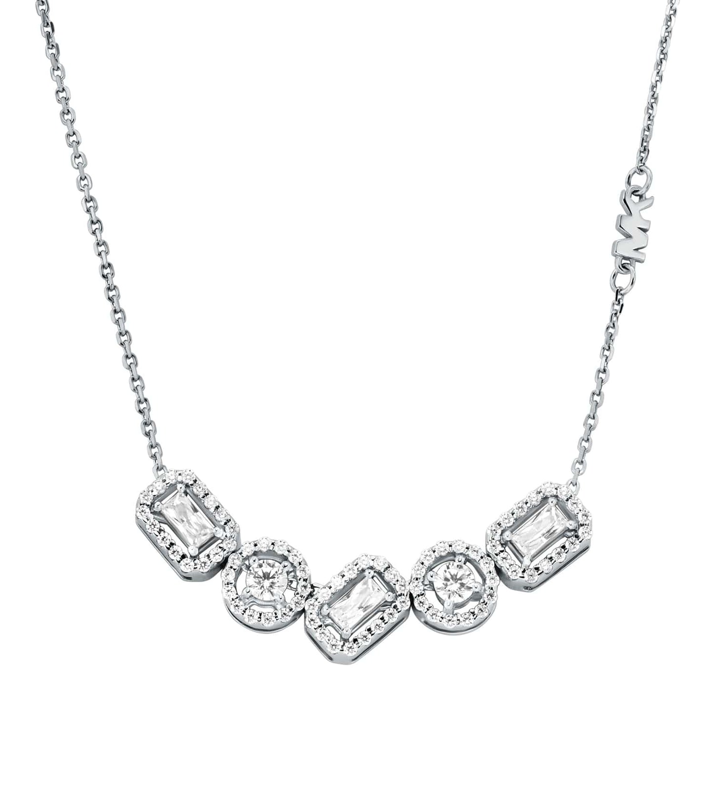 Women Premium Necklace Silver Stainless Steel
