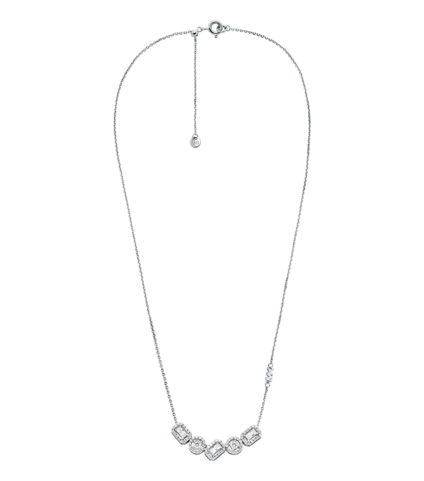 Women Premium Necklace Silver Stainless Steel